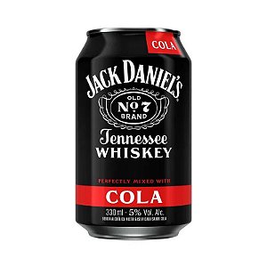 Jack Daniels Cola Lata 330ml - 12UND