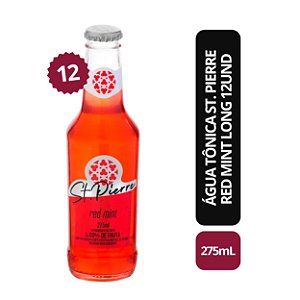 Água Tônica St. Pierre Red Mint 12 Long - 275ml