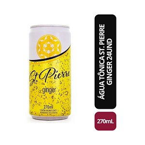 Água Tônica St. Pierre Ginger 270ml - 24 unids