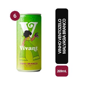 Vinho Vivant Branco Chardonnay - 269mL (6und)