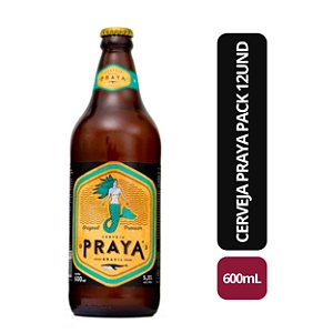 CERVEJA PRAYA PACK 12 UND - 600ML