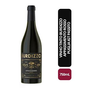 VINHO BURDIZZO APASSIMENTO PUGLIA TINTO 750ML