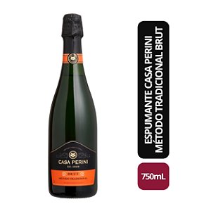 ESPUMANTE CASA PERINI MÉTODO TRADICIONAL BRUT - 750ML