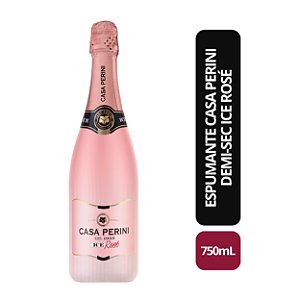 ESPUMANTE CASA PERINI DEMI-SEC ICE ROSÉ - 750ML