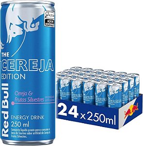 Red Bull Sabor Cereja com Frutas Silvestres - 250ml - 24und