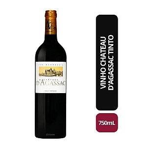 VINHO CHATEAU D’AGASSAC TINTO - 750ML