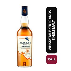 Whisky Talisker 10 anos Single Malt - 750mL