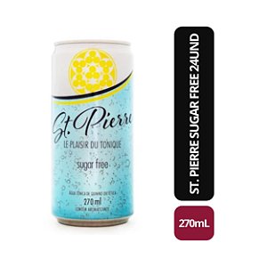 REFRIGERANTE ST PIERRE SUGAR FREE - 270ML (24 UNIDS)