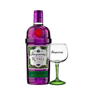 Gin Tanqueray Royale Blackcurrant - 700ml + 1 Taça de Vidro Tanqueray
