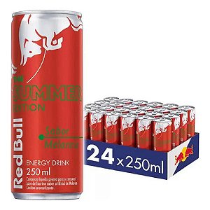 ENERGÉTICO RED BULL ENERGY DRINK, MELANCIA EDITION - 250 ML (24 LATAS)