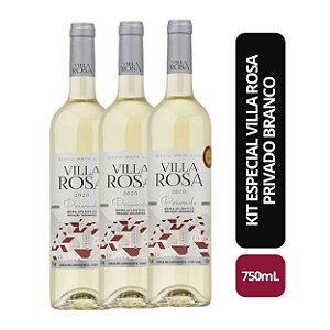 KIT ESPECIAL VILLA ROSA PRIVADO BRANCO 750ML