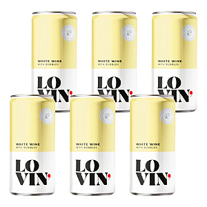 Vinho Branco Frisante Lovin 269Ml Caixa Com 6 Unidades