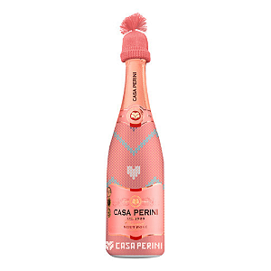 Espumante Casa Perini Brut Rose 750Ml Edição Especial Inverno Gorro Rosa