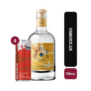 Kit Sombrio: Gin Marina + 4  Red Bull Melancia