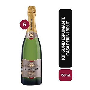 Kit 6UND Espumante Casa Perini Brut - 750mL