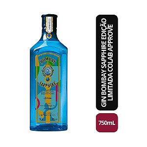 GIN BOMBAY SAPPHIRE EDIÇÃO LIMITADA COLAB APPROVE - 750ML