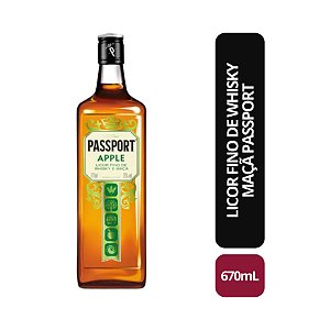 Licor Fino De Whisky Maçã Passport Garrafa - 670ml