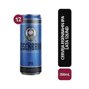 Cerveja Eisenbahn IPA Lata 350ml - 12 Unid