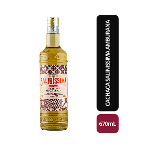 Cachaça Saliníssima Amburana 670ml