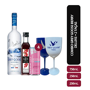 Combo Grey Goose Berry Deluxe  + 2 TAÇAS