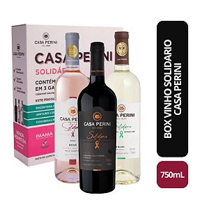 BOX VINHO SOLIDARIO (3X750ML) - CASA PERINI
