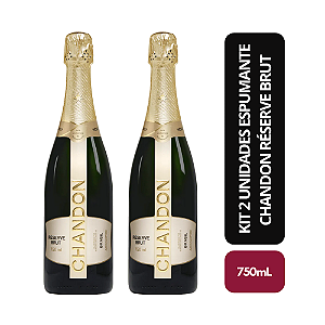 Kit 2 unidades Espumante Chandon Réserve Brut - 750ml