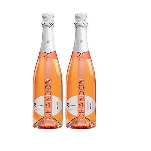 Kit 2 Espumante Chandon Passion Rosé 750ml