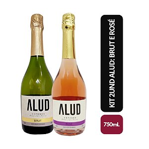 Kit 2 Unidades Alud Brut e Rose 750Ml
