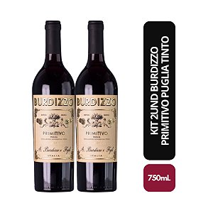 Kit 2 Unidades Burdizzo Primitivo Puglia Tinto 750ml