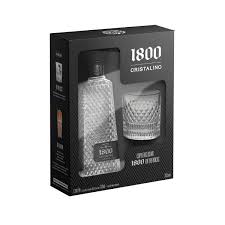 Tequila Mex 1800 Cristalino + Copo