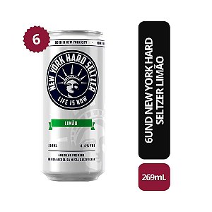 New York Hard Seltzer Limão 6UND - 269ml