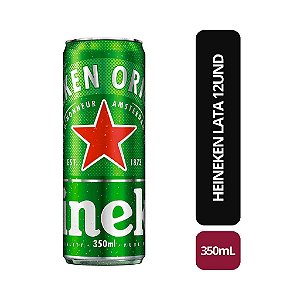 HEINEKEN LATA 350ML - 12 UNID