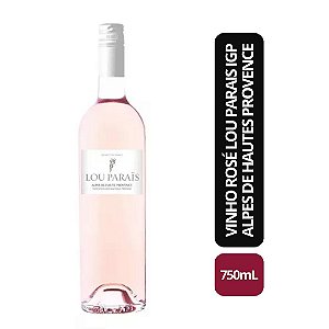 VINHO ROSÉ LOU PARAIS IGP ALPES DE HAUTES PROVENCE - 750ML
