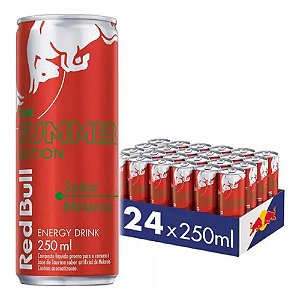 ENERGÉTICO RED BULL ENERGY DRINK MELANCIA EDITION - 250 ML (24 LATAS)
