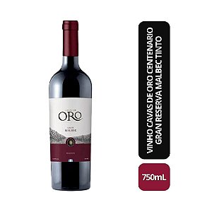 Vinho Cavas De Oro Centeneario Gran Reserva Malbec Tinto - 750ML