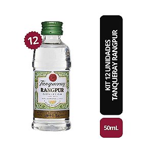 KIT 12 UNIDADES TANQUERAY RANGPUR - 50ML