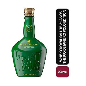 WHISKY ROYAL SALUTE 21 ANOS THE RIO DE JANEIRO POLO EDITION - 700ML