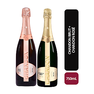 Kit de Espumantes – Chandon Brut + Chandon Rosé
