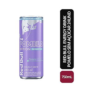 Energético Sem Açúcar Red Bull Pomelo - 250 ml (24 latas)