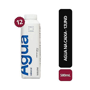 Agua na caixa 500ml - 12UND