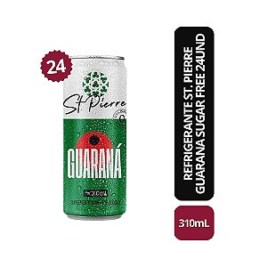 Refrigerante St. Pierre Guarana Sugar Free 24 unids - 310ml