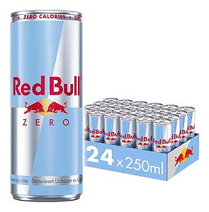 Red Bull Zero Energy Drink Sem Açúcar 250 ml (24 latas)