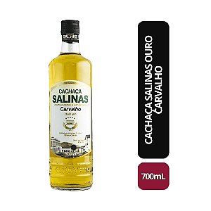 Cachaça Salinas Ouro Carvalho - 700ml