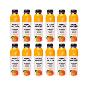 Moving Hydro Protein Creatina Tangerina - Caixa com 12 Garrafas de 500ml