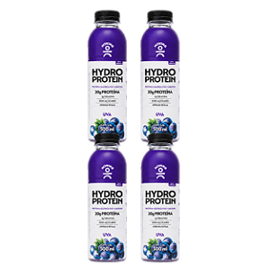 Moving Hydro Protein Creatina Uva - Caixa com 4 Garrafas de 500ml
