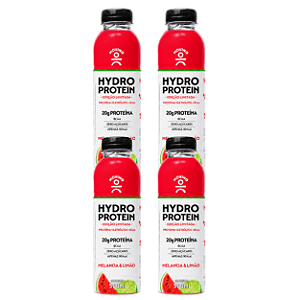 Moving Hydro Protein Creatina Melancia e Limão - Caixa com 4 Garrafas de 500ml