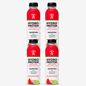 Moving Hydro Protein Creatina Melancia e Limão - Caixa com 4 Garrafas de 500ml