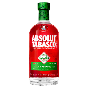 VODKA ABSOLUT TABASCO 750ML