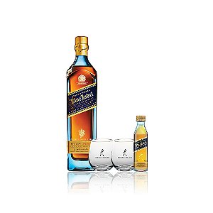 Blue Label GANHE 2 Copos JW + miniatura Blue Label 50ml