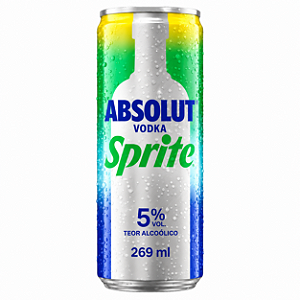 Vodka Absolut Sprite Lt 6X269ml